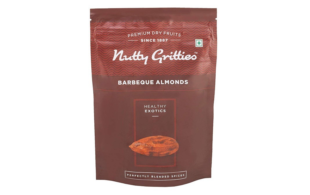 Nutty Gritties Barbeque Almonds    Pack  188 grams